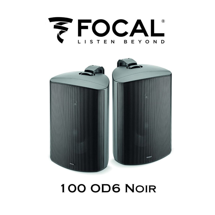 Focal 100OD 6 - Enceinte d'extérieur 6.5'' idéal pour terrasse, jardin ou patio (paire)