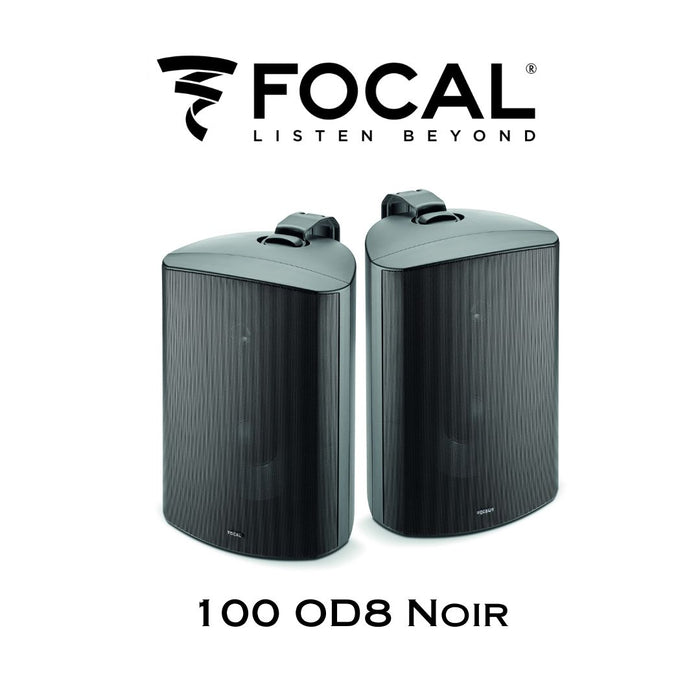 Focal 100OD8 - Enceinte d'extérieur 8'' idéal pour terrasse, patio, jardin (paire)