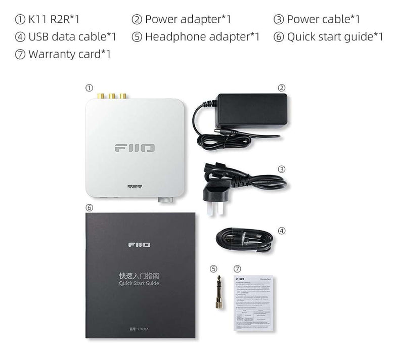 FiiO K11 R2R | Amplificateur de casques d'écoute et un DAC