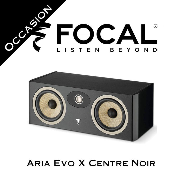 Focal Aria EVO X Centre - Enceinte de canal central 2 voies Série Aria EVOX (Noir, Occasion)