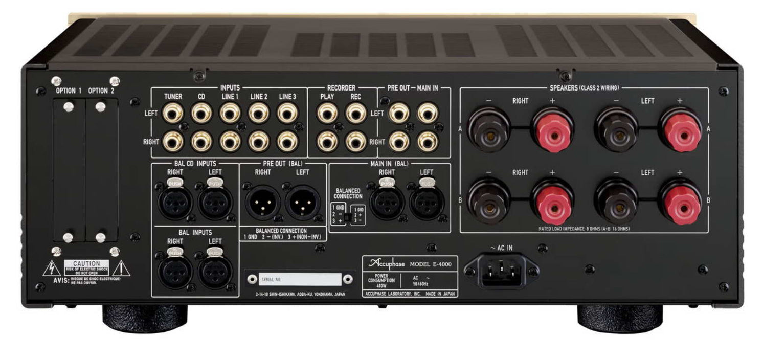 Accuphase E-4000 - Amplificateur stéréo intégré 180W par canal