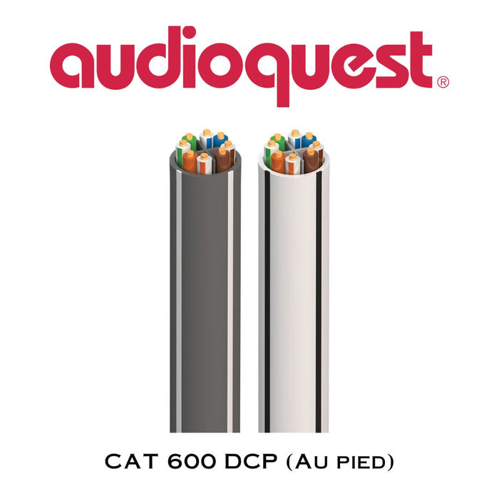 AudioQuest CAT 600 DCP CL3/FT4 en vrac, conçu pour une installation murale (au pied)
