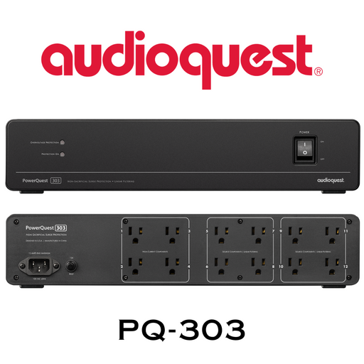 Audioquest PowerQuest PQ-303 - Barre d'alimentation 12 prises avec conditionneurs d'alimentation