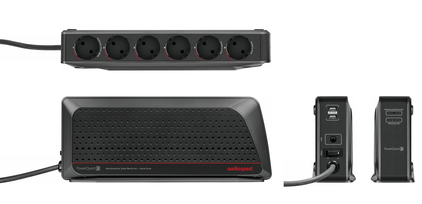 Audioquest PowerQuest 2 - Barre d'alimentation/conditionneur 6 prises