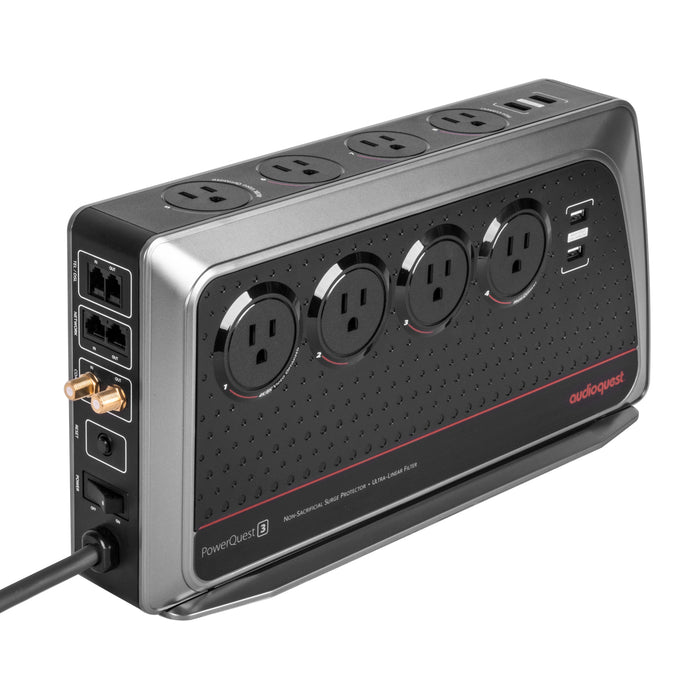 Audioquest PowerQuest 3- Barre d'alimentation/conditionneur 8 prises
