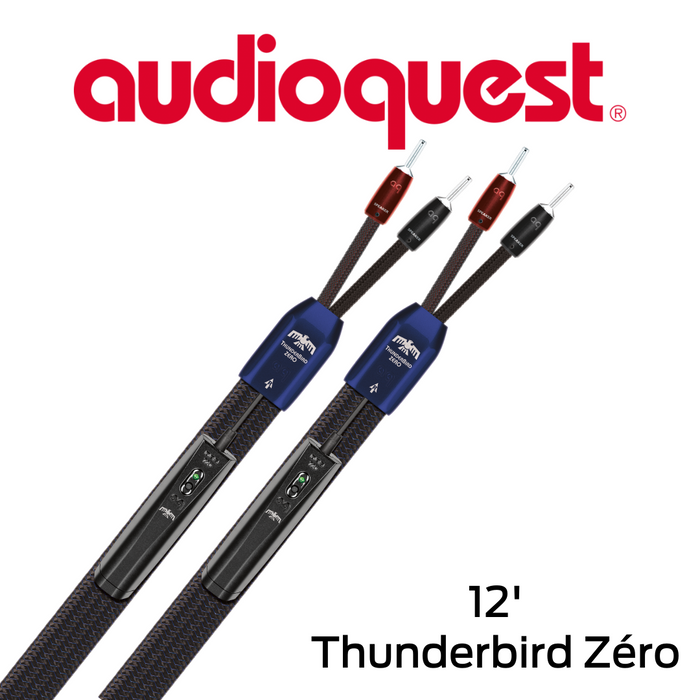 AudioQuest Thunderbird ZERO - Câble à haut-parleurs 10AWG 72v DBS PSC+