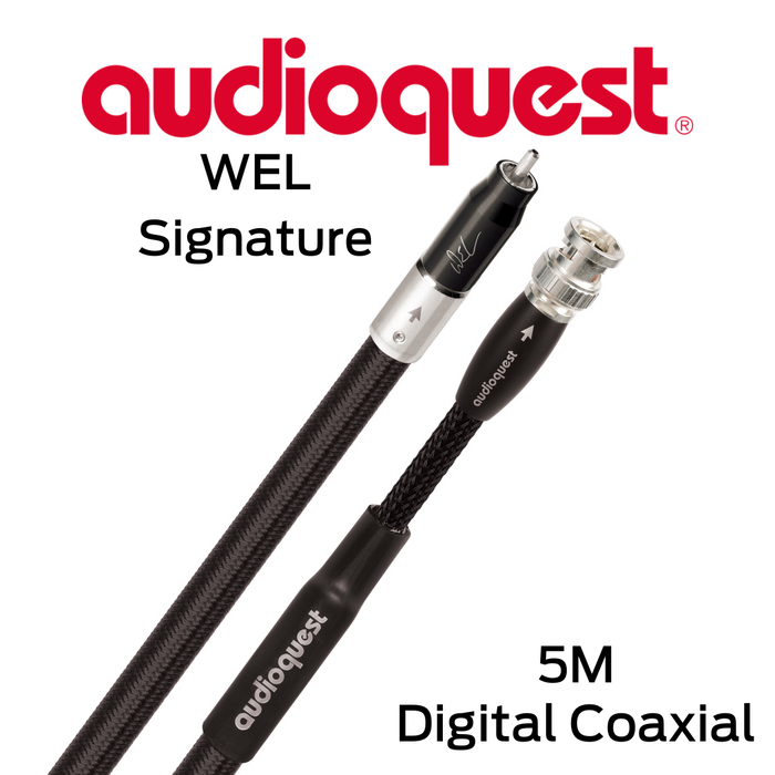 Audioquest WEL Signature - Câbles d'interconnection coaxial digital 72v DBS 21 AWG