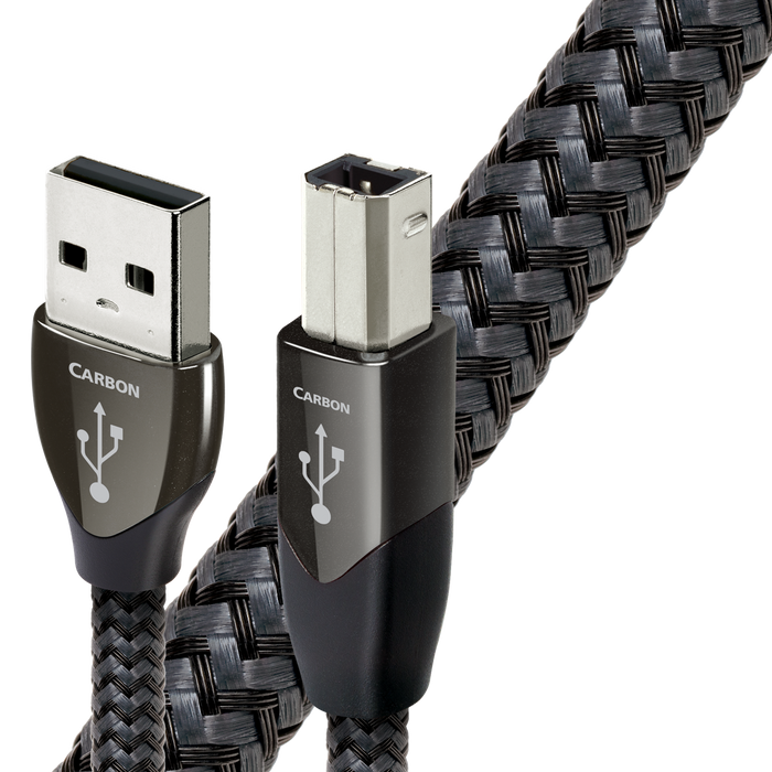 Audioquest Carbon - Câbles d'interconnexion de type USB A-B 5% argent