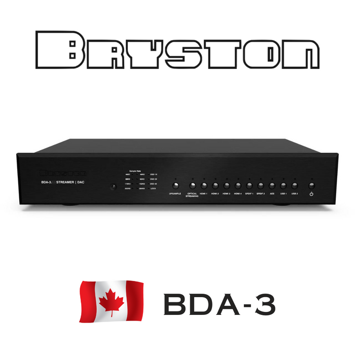 Bryston BDA3 - DAC de résolution élevé 384 kHz / 32 bits