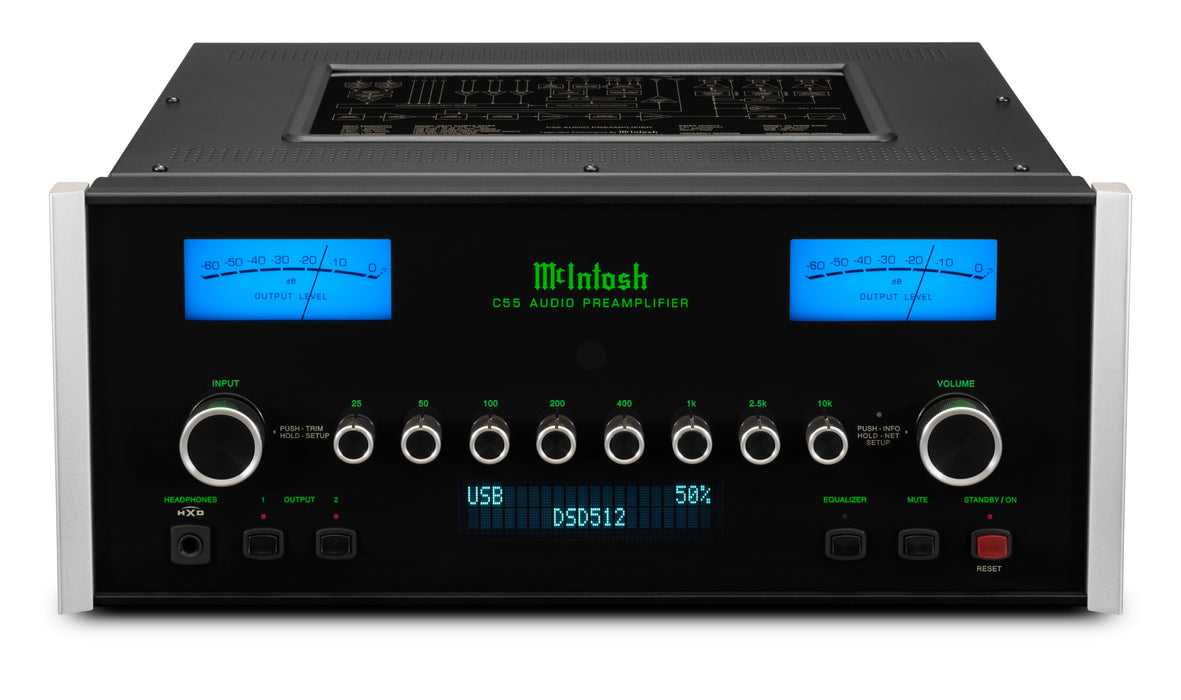 McIntosh C55 - Préamplificateur stéréo 16 entrées