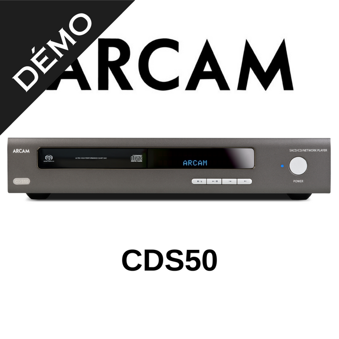 ARCAM CDS50 (Démonstrateur) - Lecteur réseau CD/SADC avec superbe DAC 32 bits vous offrant la diffusion réseau la plus avancée à ce jour. Valeur de 1899$ à vous pour 1099$