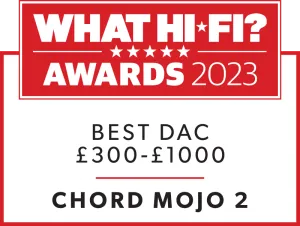 Chord Mojo 2 Amplificateur de casques d'écoute DAC haut de gamme
