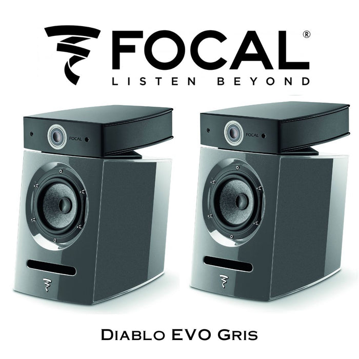 Focal Diablo Utopia Evo : Enceinte d'étagère 2 voies très haut de gamme