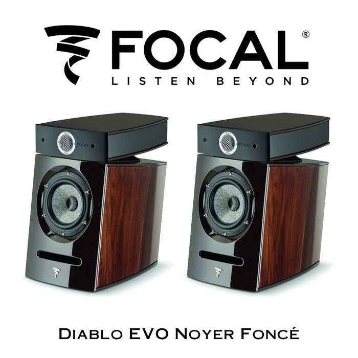 Focal Diablo Utopia Evo : Enceinte d'étagère 2 voies très haut de gamme