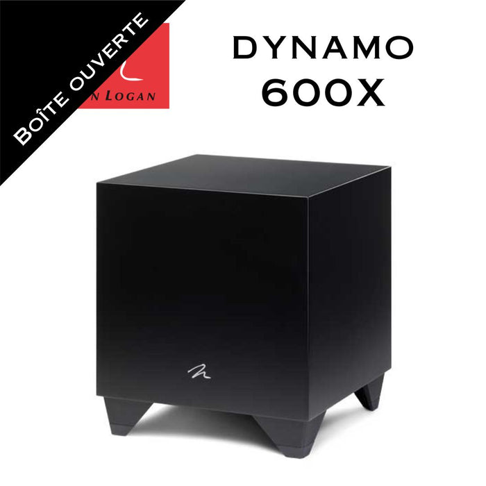 Martin Logan Dynamo 600X | Caisson de basses avec haut-parleur de graves de 10" et 120W RMS (Boîte ouverte)