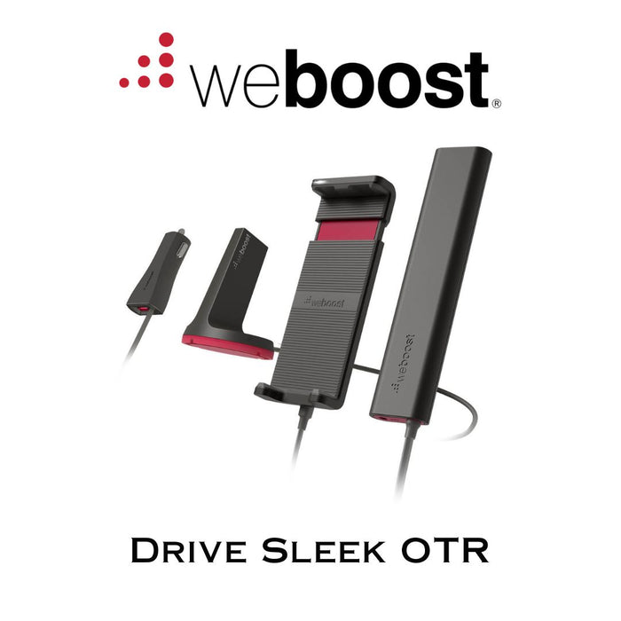 weBoost 470235F Drive Sleek OTR - Amplificateur de signal cellulaire pour véhicule (Kit complet)