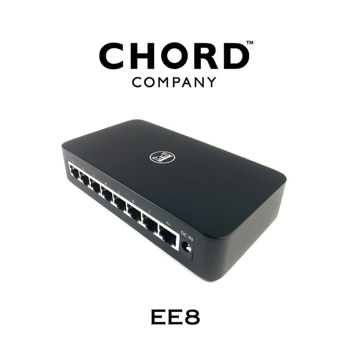 English Electric 8Switch | Huit ports Ethernet Gigabit 100/1000 Base-T de qualité audio