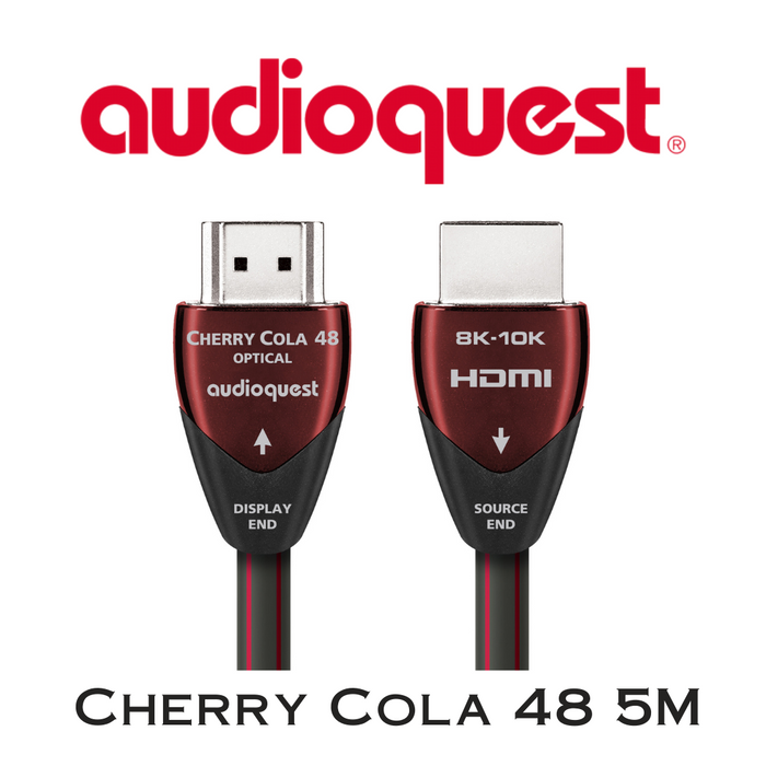 Audioquest Cherry Cola 48 - Câble HDMI Optique actif 0.5% argent