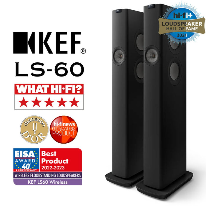 KEF LS60 Wireless - Enceintes amplifiés Intégrée de 1400W