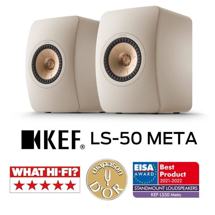 KEF LS50 META - Enceintes d'étagère d'une musicalité exceptionnelle!