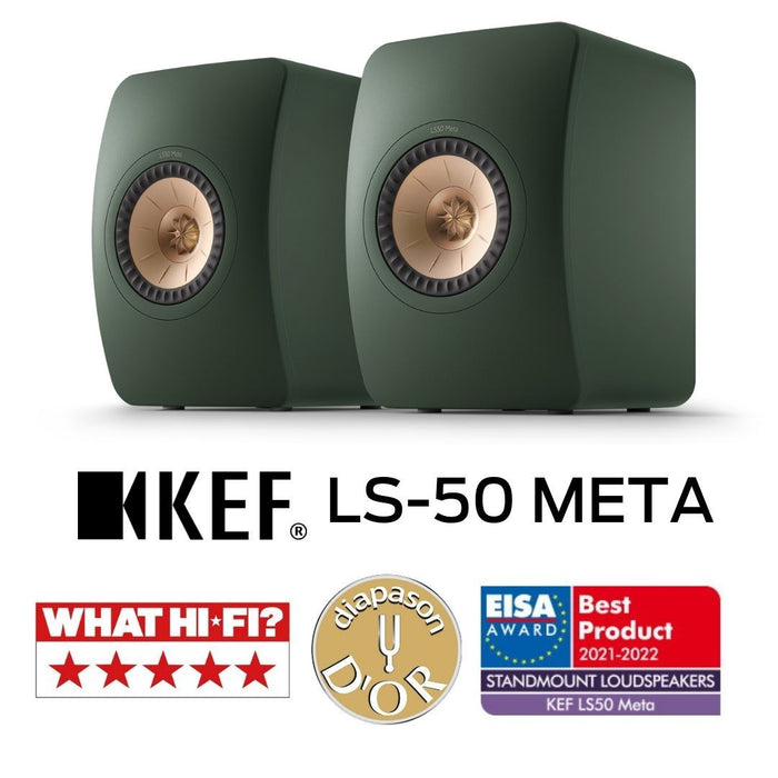 KEF LS50 META - Enceintes d'étagère d'une musicalité exceptionnelle!