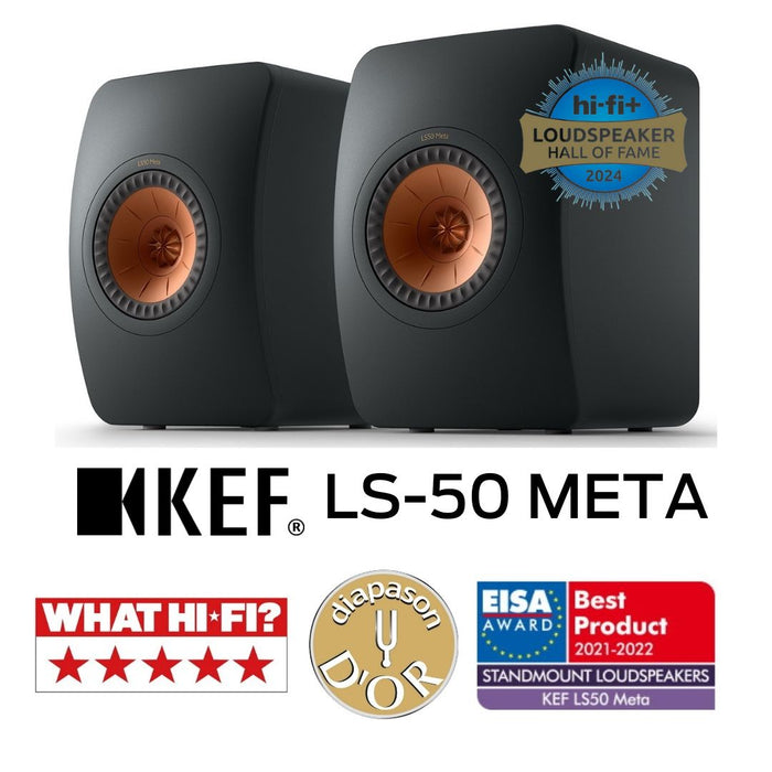 KEF LS50 META - Enceintes d'étagère d'une musicalité exceptionnelle!