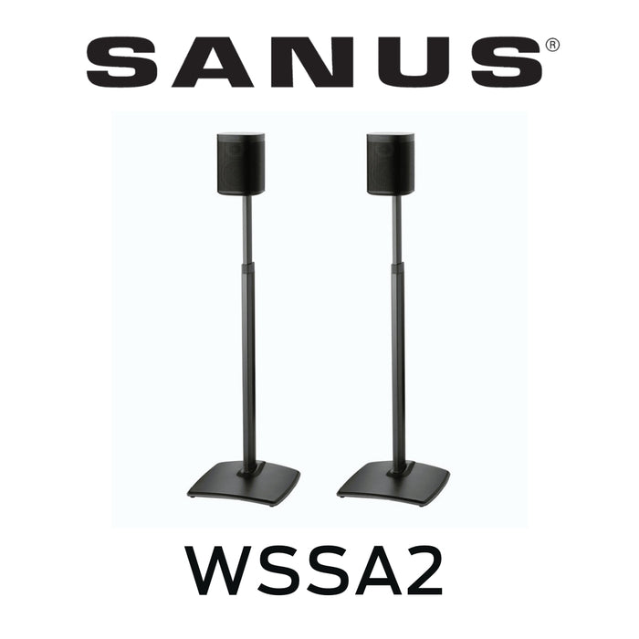 SANUS WSSA2 - Supports d'enceintes sans fil à hauteur réglable (paire)