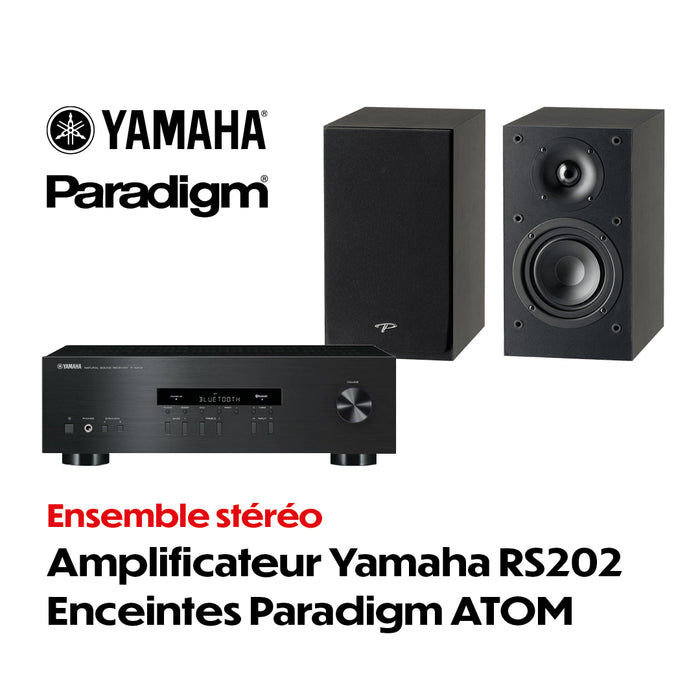 Yamaha RS202 - Paradigm SEATOM Ensemble stéréo