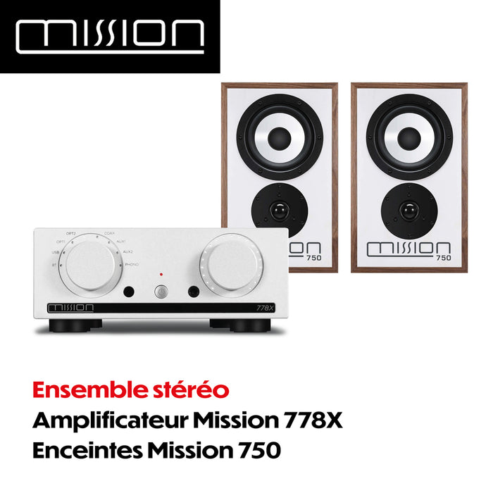 Ensemble stéréo | Mission 778x + Mission 750 | Le retour d’une légende audiophile