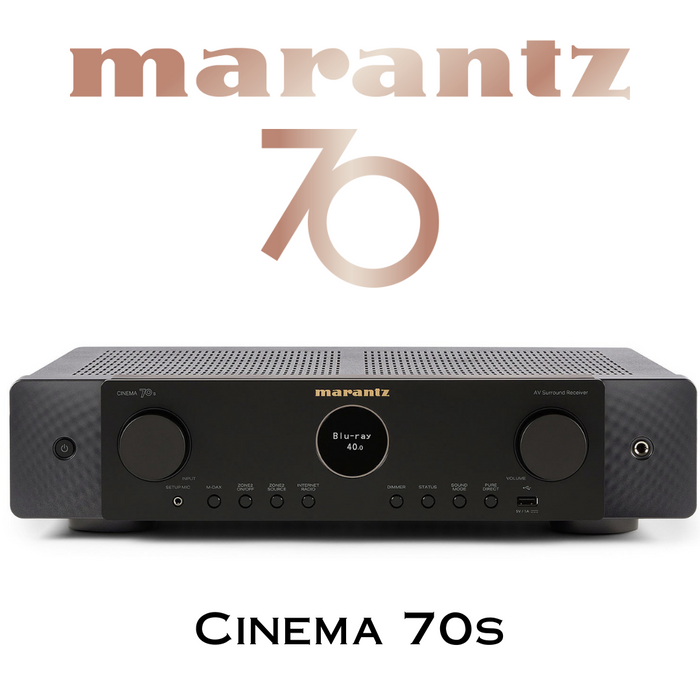 Marantz Cinema 70s - Récepteur cinéma maison 8K 50 watts/7.2 canaux