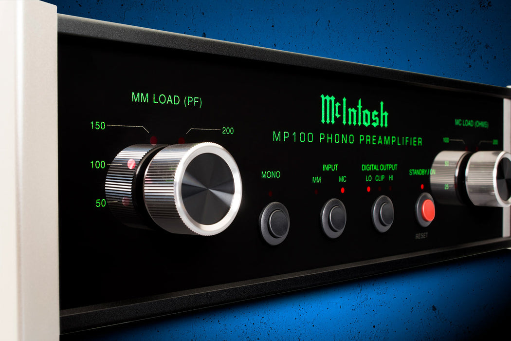 McIntosh MP100 : Préamplificateur phono avec entrées