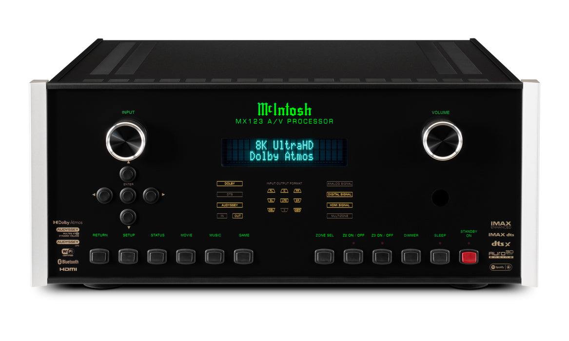 McIntosh MX123 | Préamplificateur cinéma maison 4K/120 Hz