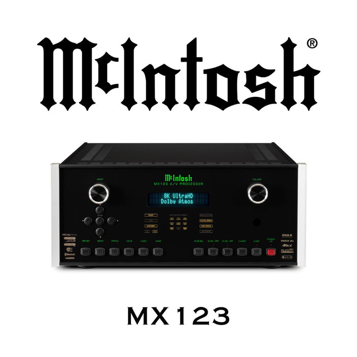 McIntosh MX123 | Préamplificateur cinéma maison 4K/120 Hz
