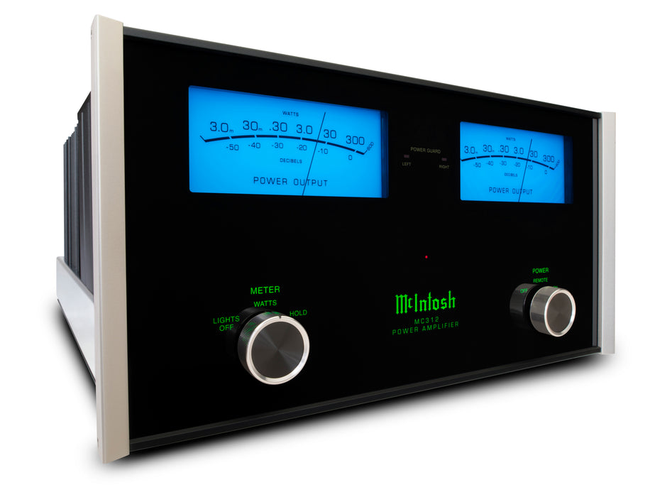 McIntosh MC312 Amplificateur de puissance facade angle gauche