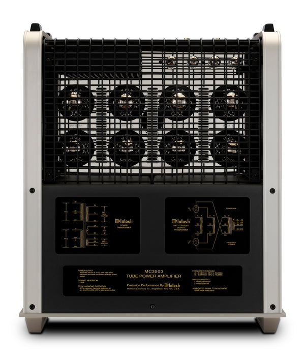 McIntosh MC3500MKII dessus avec grille