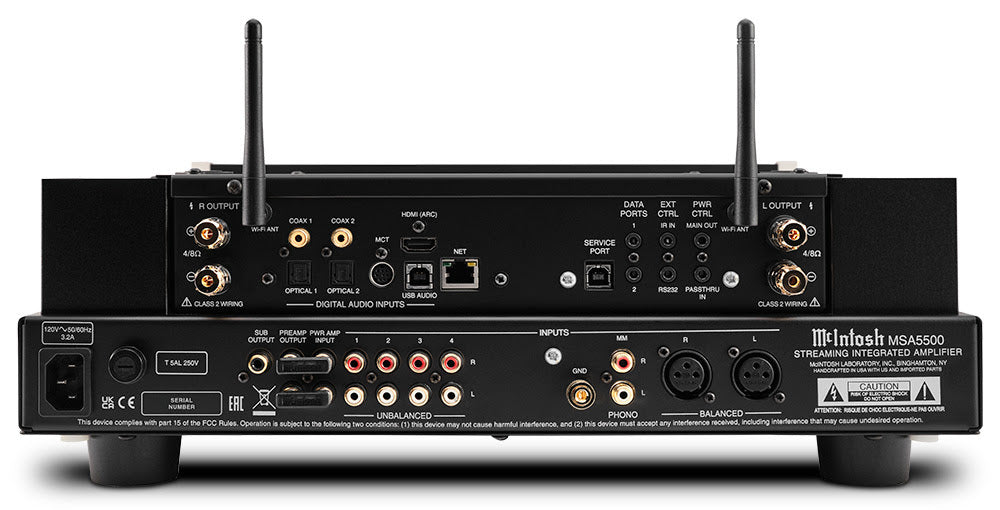McIntosh MSA5500 connectique