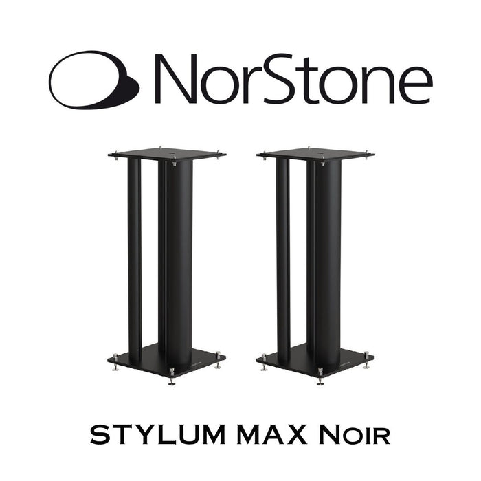 NorStone STYLUM MAX | Supports pour enceintes acoustiques d'étagères (Paire)