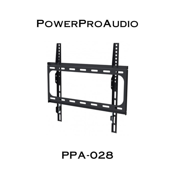 PowerProAudio PPA-028 | Support mural fixe pour téléviseur de 32" à 55"