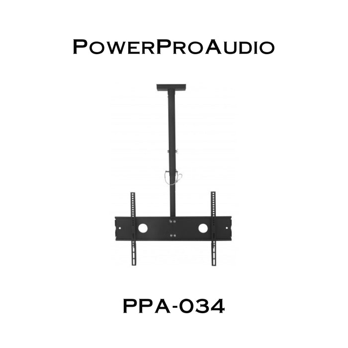 Support de plafond inclinable/rotatif pour téléviseur de 40'' à 75'', charge 175lb