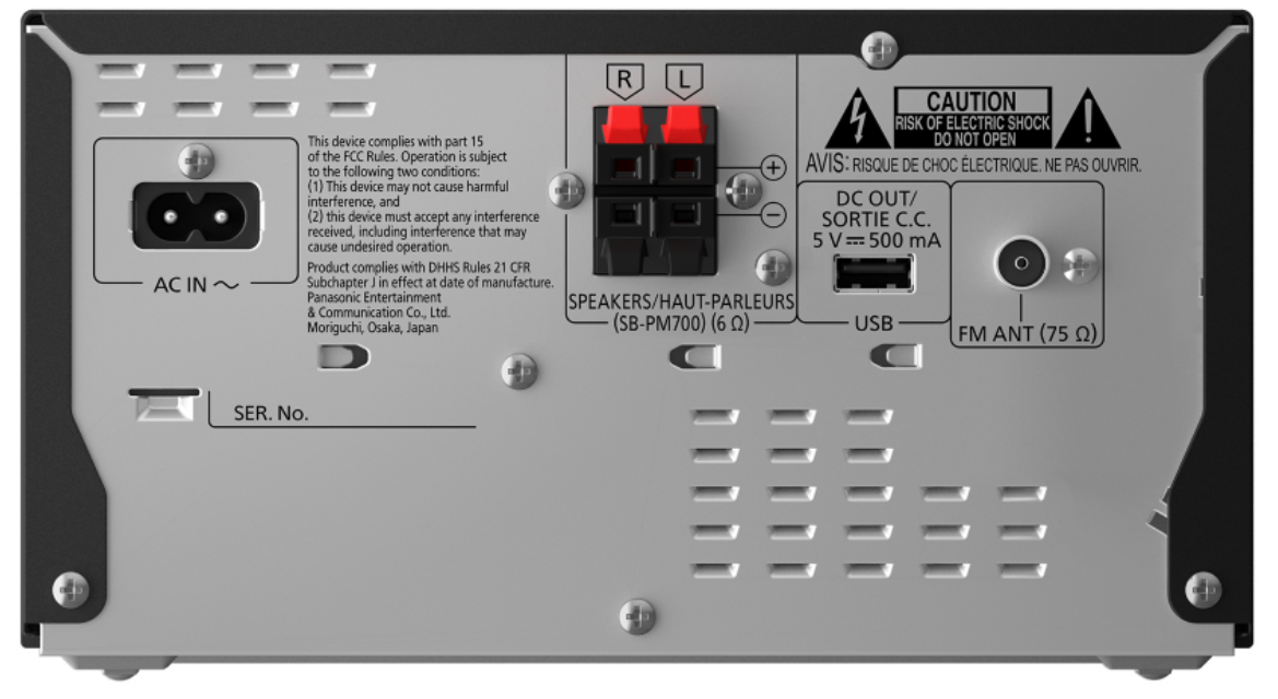 Panasonic SC-PM700 - Élégante mini-chaîne