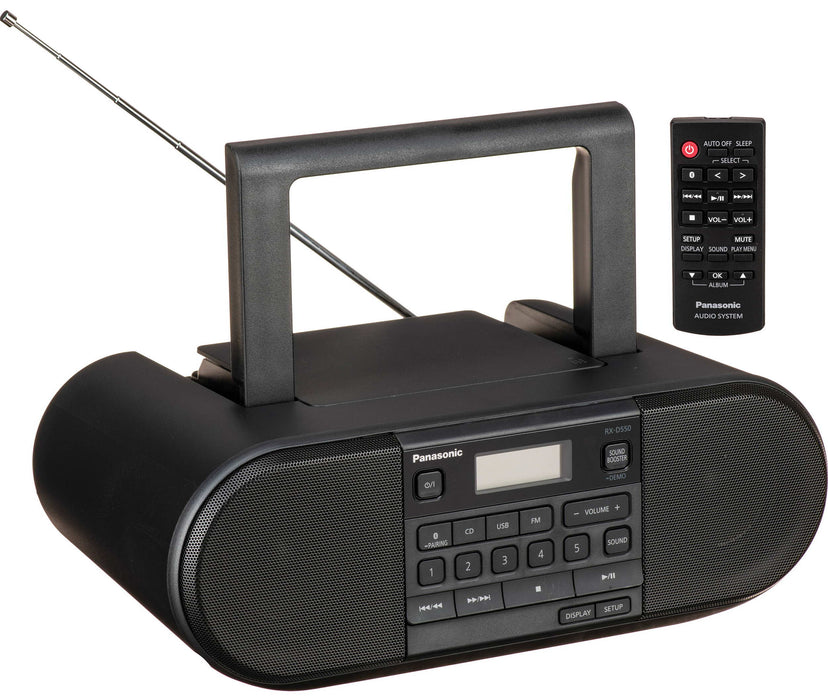 Panasonic RXD550 - Radio portable, lecteur CD, Bluetooth