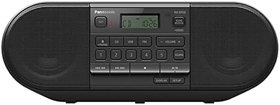 Panasonic RXD550 - Radio portable, lecteur CD, Bluetooth