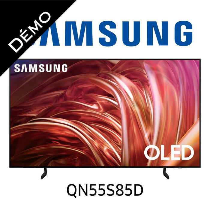 Samsung QN55S85D - Téléviseur 55'' OLED 4K, 120Hz, OLED HDR, AntiReflet (Démo)