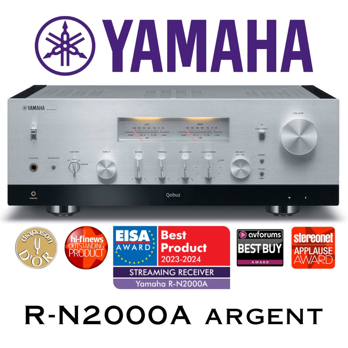 Yamaha RN2000A - Récepteur Stéréo MusicCast 120W/c, DAC, lecteur réseau, phono