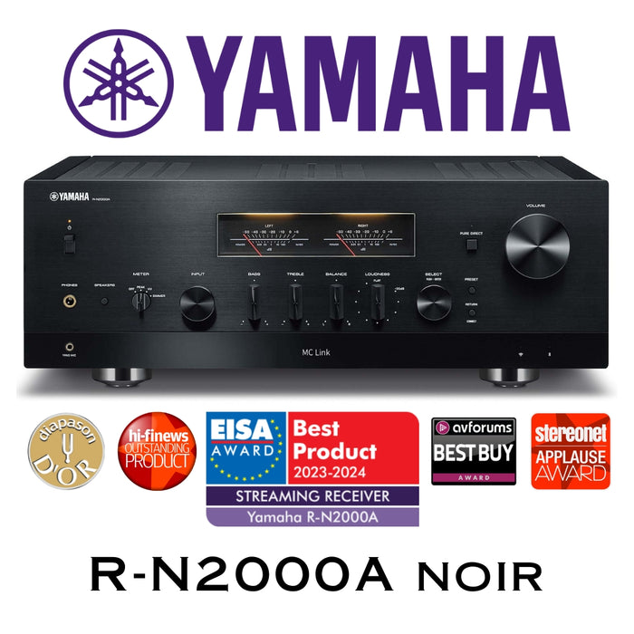 Yamaha RN2000A - Récepteur Stéréo MusicCast 120W/c, DAC, lecteur réseau, phono