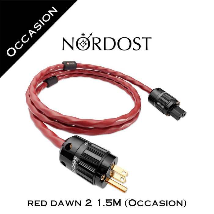 Nordost RED DAWN 2 | Câble d'alimentation 3x14 AWG 1.5M (Occasion)