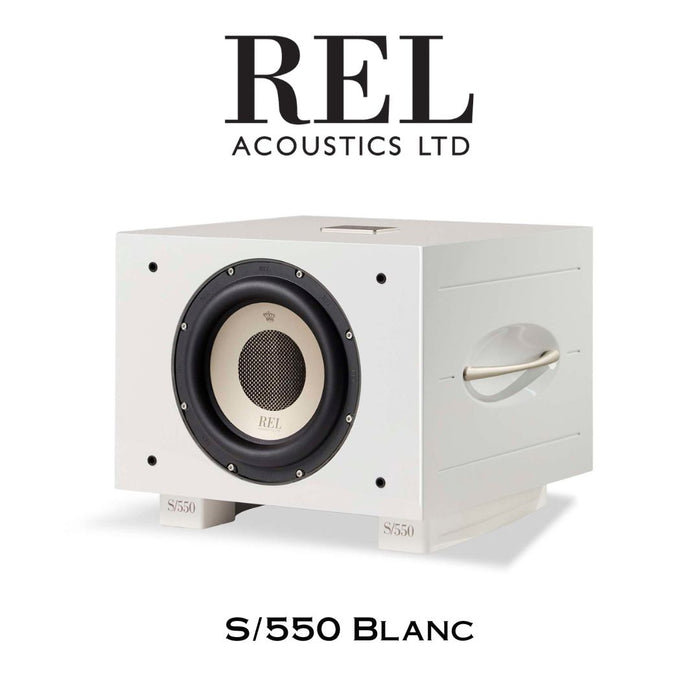 REL S/550 | Caisson de basses 550 watts Pure Classe D HP Graves 10''