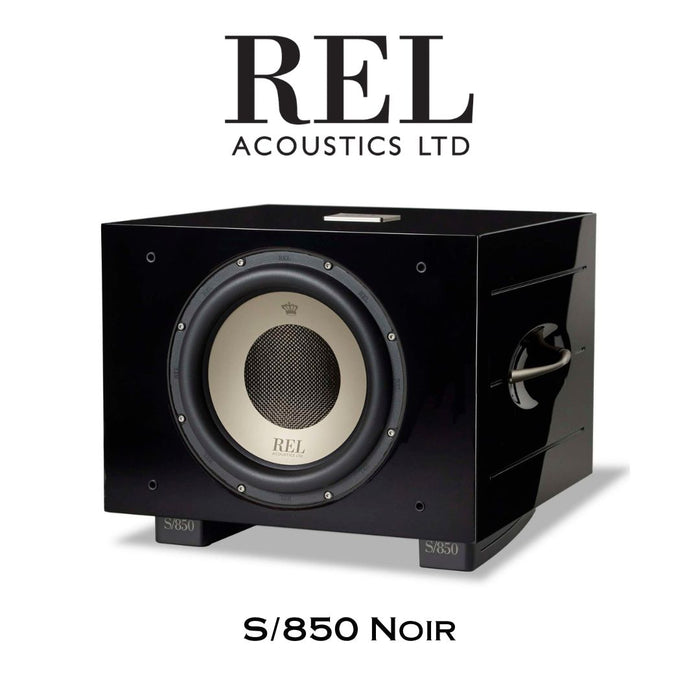 REL S/850 | Caisson de basses 850 Watts Classe D HP de graves de 12''