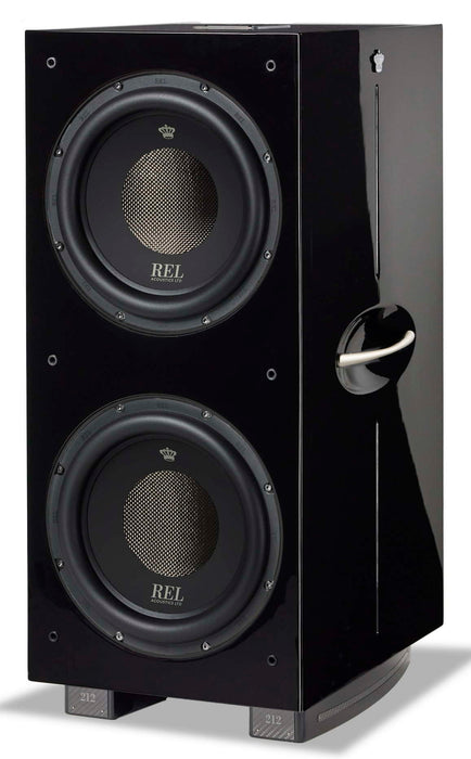 REL 212 Black Label | Caisson de basses 1000 watts avec 2 HP de 12'' à l'avant