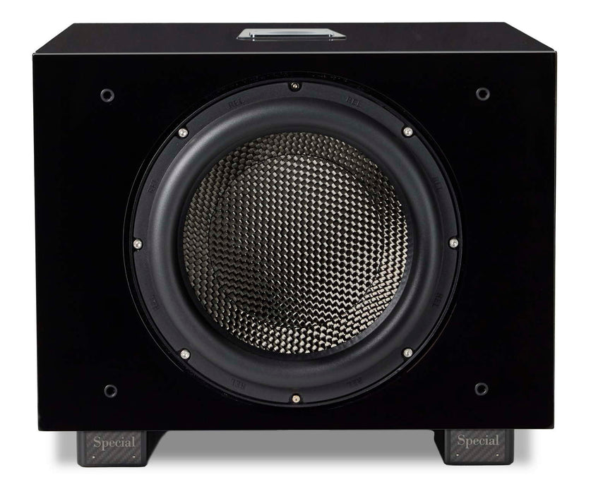 REL Carbon Special Black Label | Caisson de basses 900 Watts, HP de graves de 12''